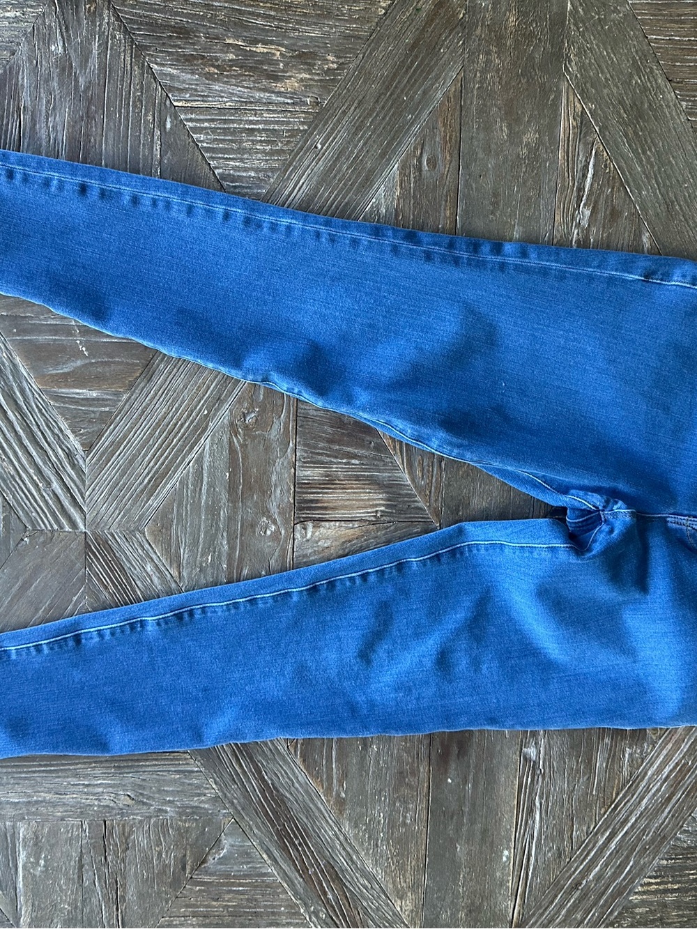 Paige Le High High-Rise Skinny Jeans in Bright Blue